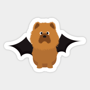 Chow Chow Halloween Fancy Dress Costume Sticker